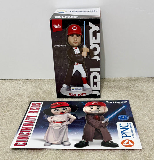 #132 - REDUCED- Bundle of Cincinnati Reds/Star Wars: “Jedi Joey” Joey Votto Bobblehead & Fatheads