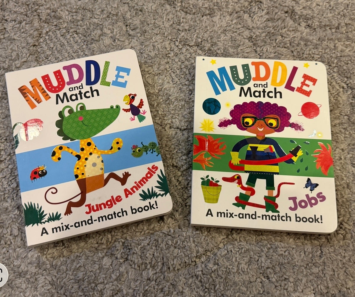 16 - Usborne Muddle & Match Books