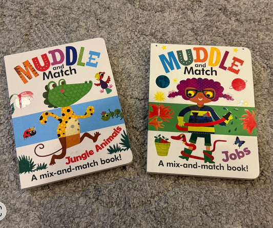 16 - Usborne Muddle & Match Books