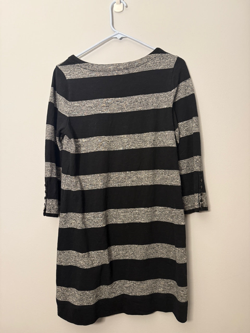 Seller 175- J.Crew Black and Gray Small Dress
