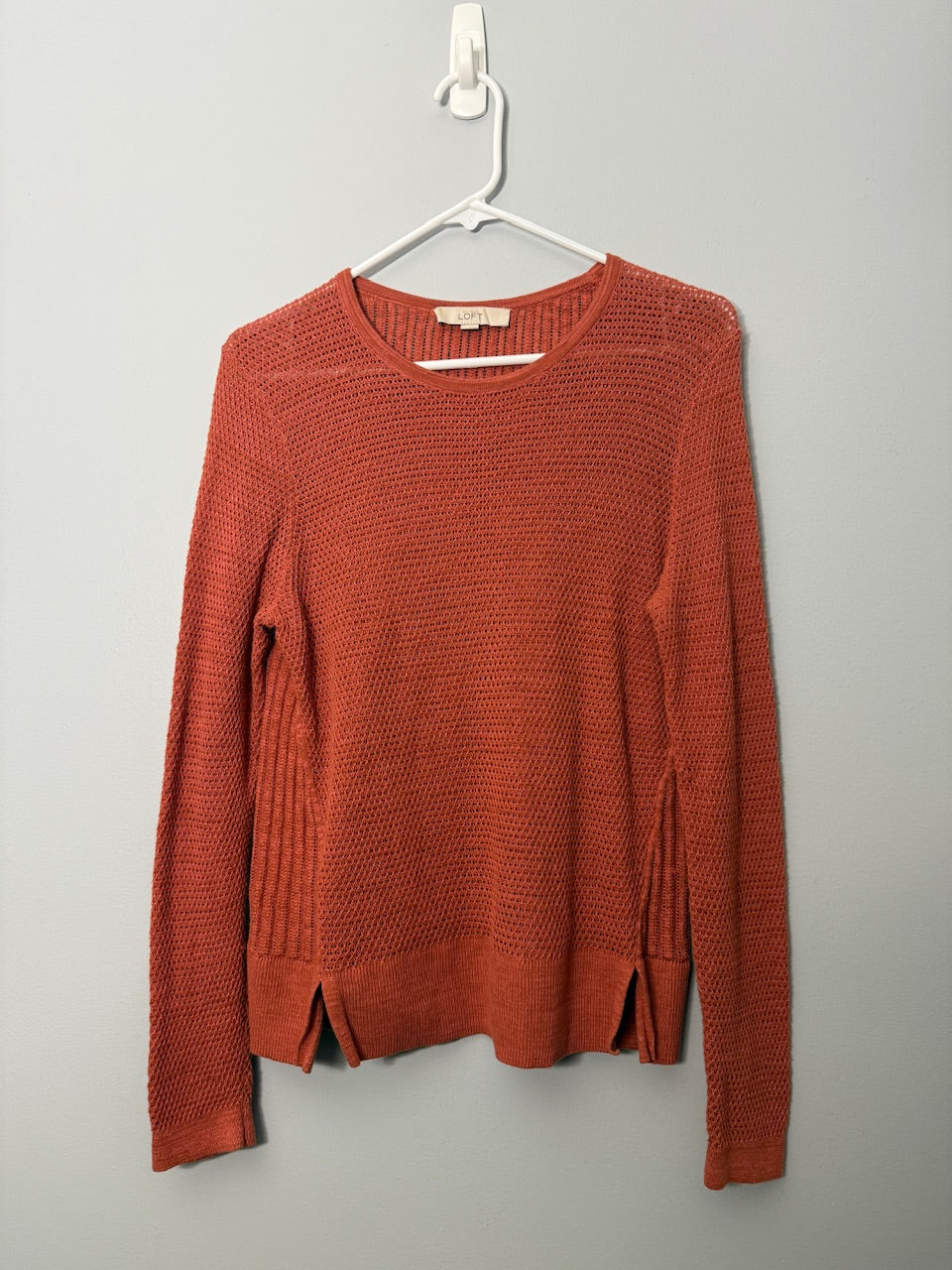 Seller 175- Ann Taylor LOFT Orange Medium Sweater