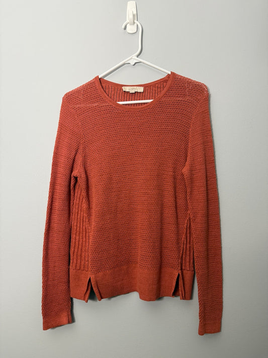 Seller 175- Ann Taylor LOFT Orange Medium Sweater