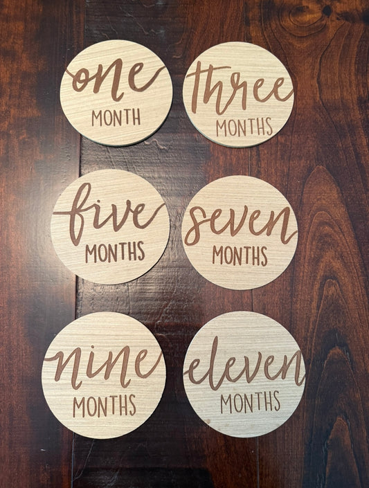 #83 Monthly Picture Milestone Discs