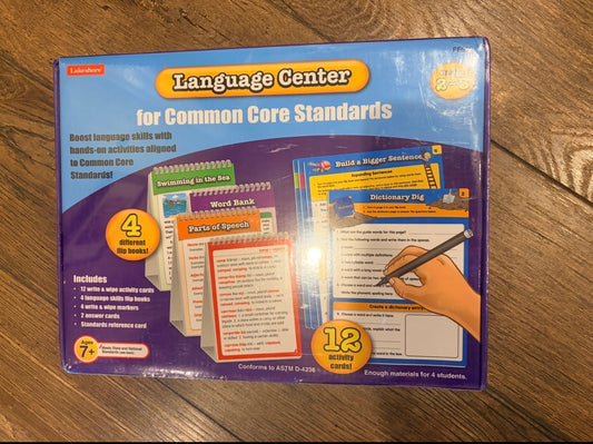 #35 lakeshore learning language arts activity box for grade 2/3