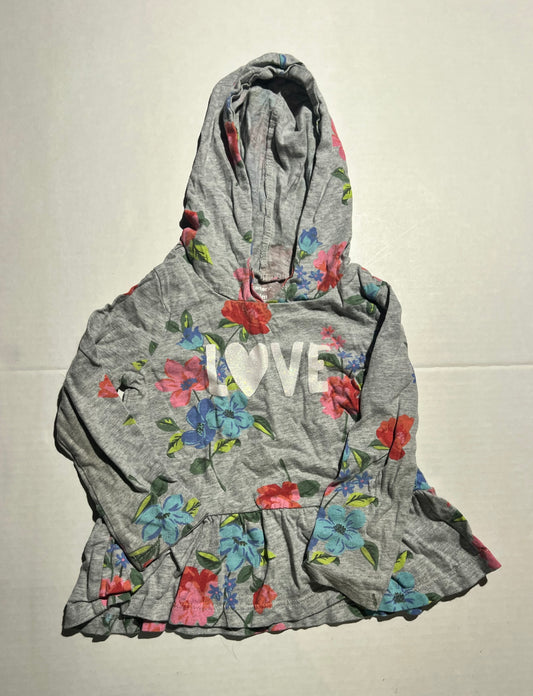 #95 Girls 2T Love Hoodie