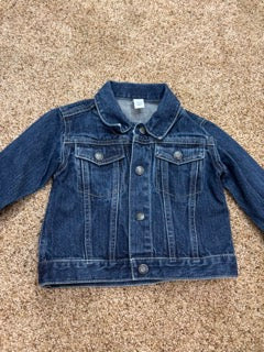 #73 girls 12-18mo baby gap jean jacket