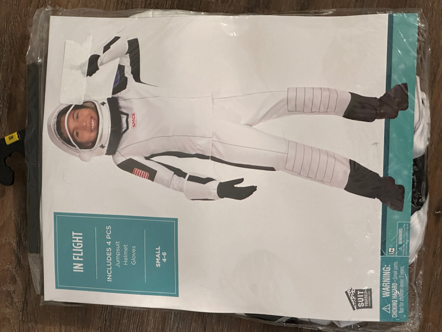 #57 astronaut costume size 4-6