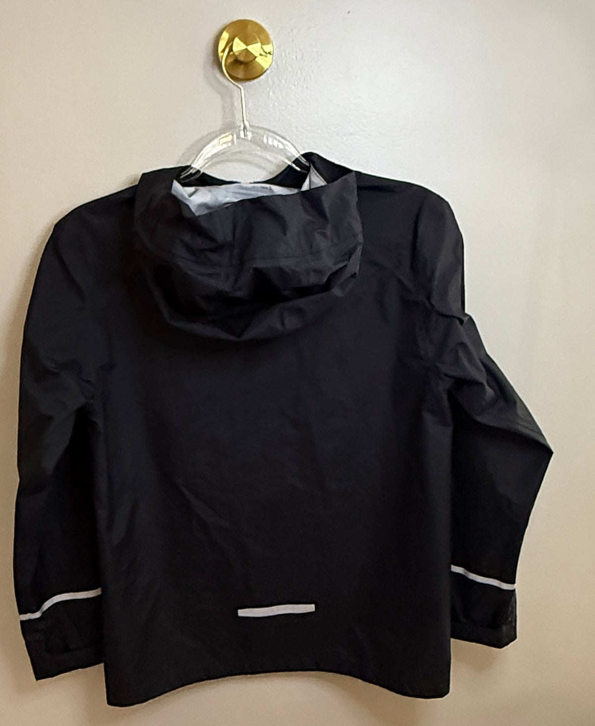 Seller 156_Patagonia Boys Raincoat size XL 14 in black VGUC