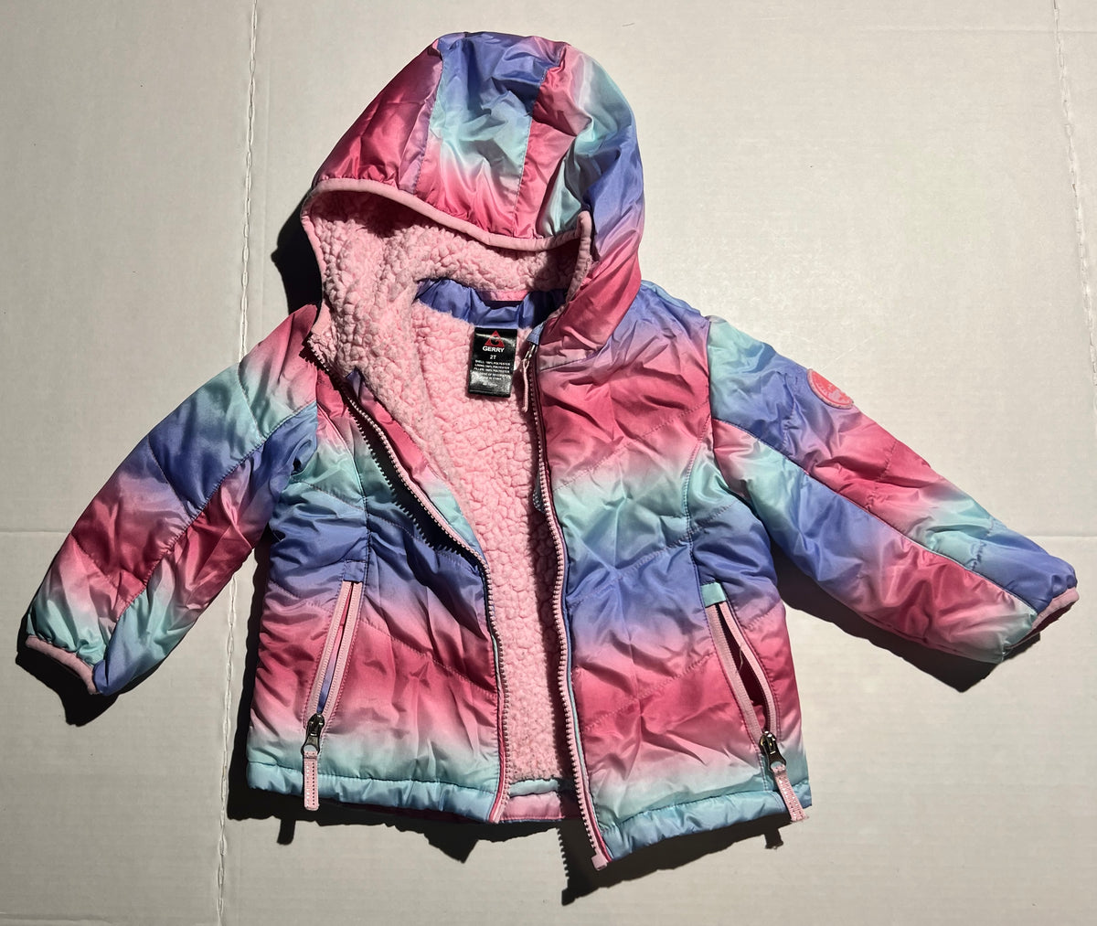 #95 Girls 2T Multicolored Coat