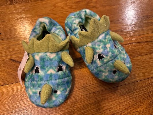 Seller #101 NEW Lands End boys size 11 dino slippers
