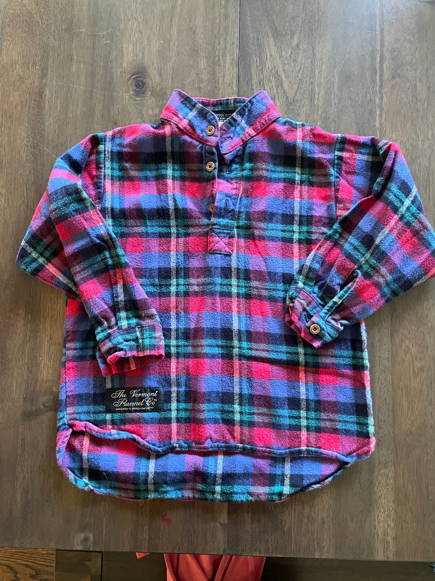 #52 - The Vermont Flannel Co. Company Youth Henley - Size Youth XS - Boys - Girls Unisex