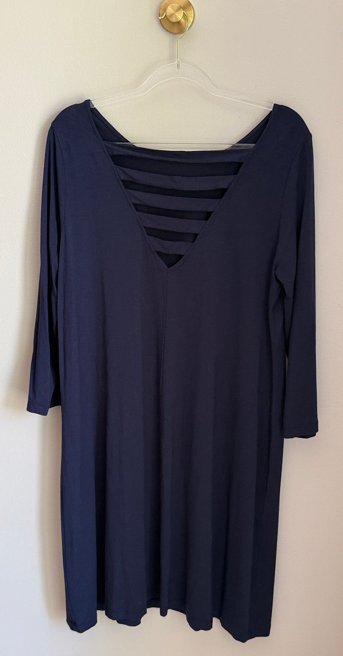 Seller 156_Lilly Pulitzer Womens Navy Jersey Dress Size XL