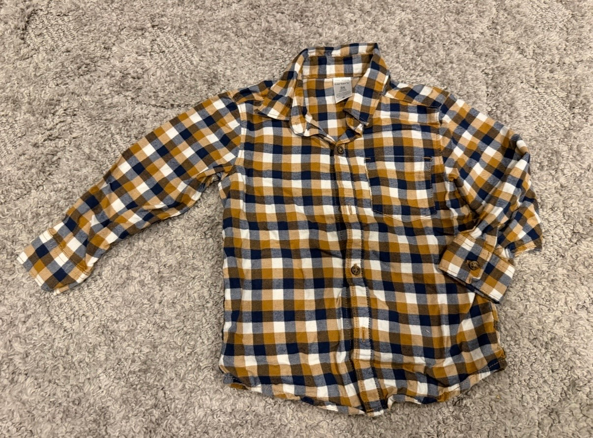 16 - Carter's Button Up - 3T