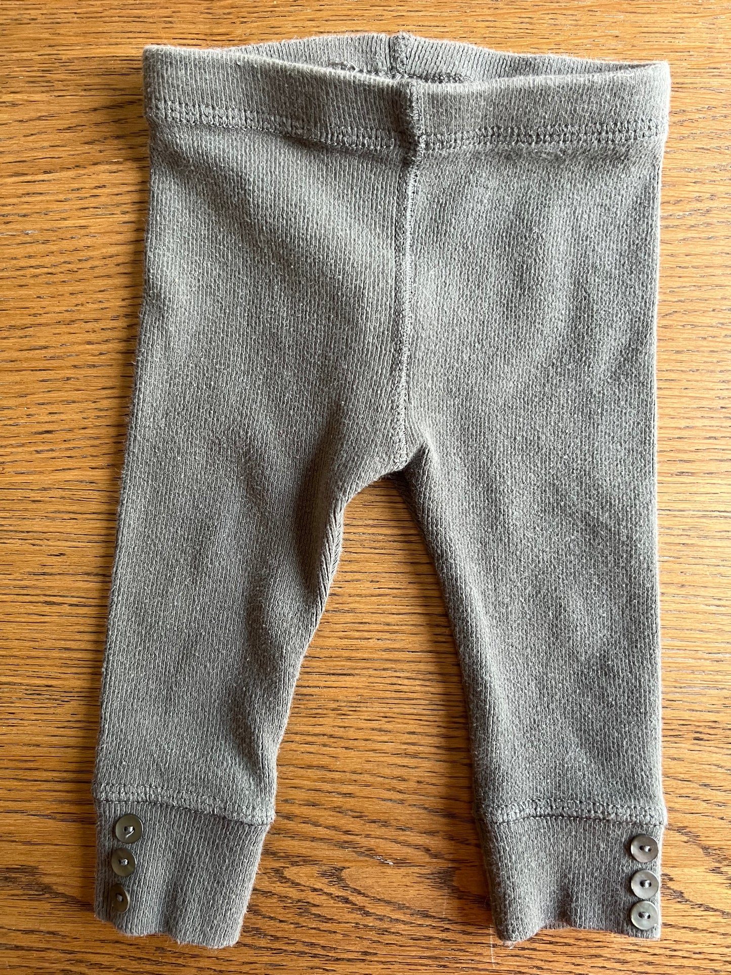 Zara Mini ribbed gray leggings size 1/3
