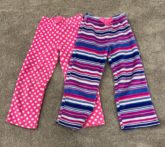 #133 Circo Girls Sz 6 Fleece Pj Pants Bundle
