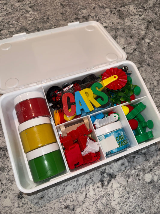 #106 NEW Young Wild & Friedman Cars Sensory Kit