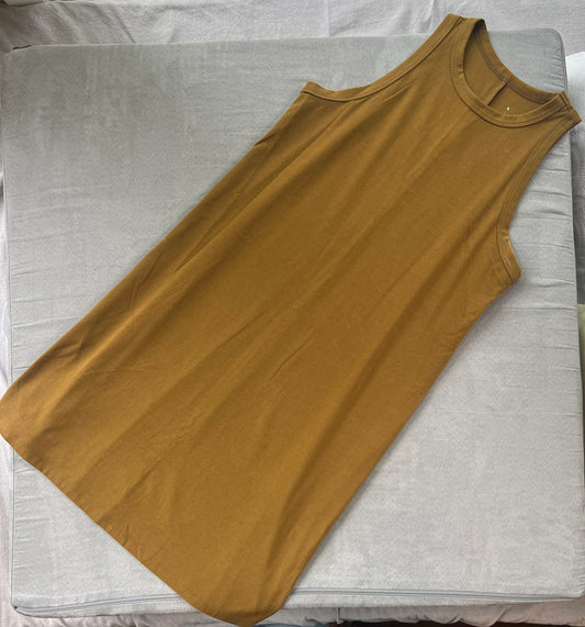 REDUCED #154 Womens Small A New Day brown sleeveless shift dress, VGUC