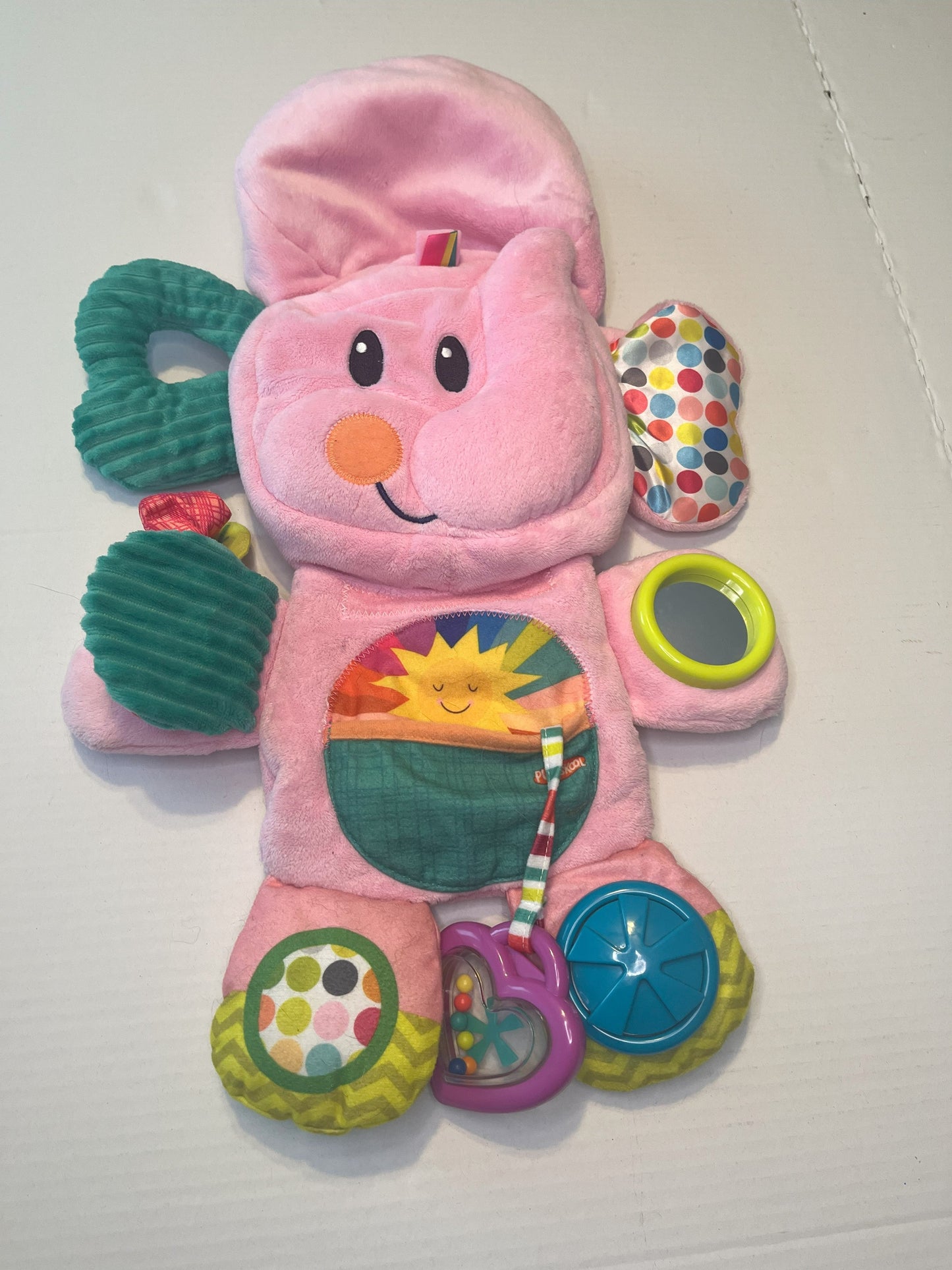 #211 REDUCED Elephant Fold Up Taggy/Fidget Toy