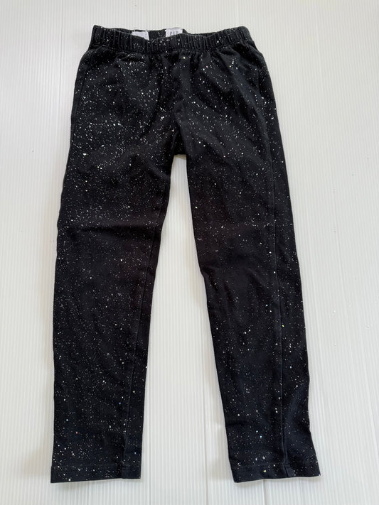 #167 Gap Girls Black Glitter Legging - XS (4-5)