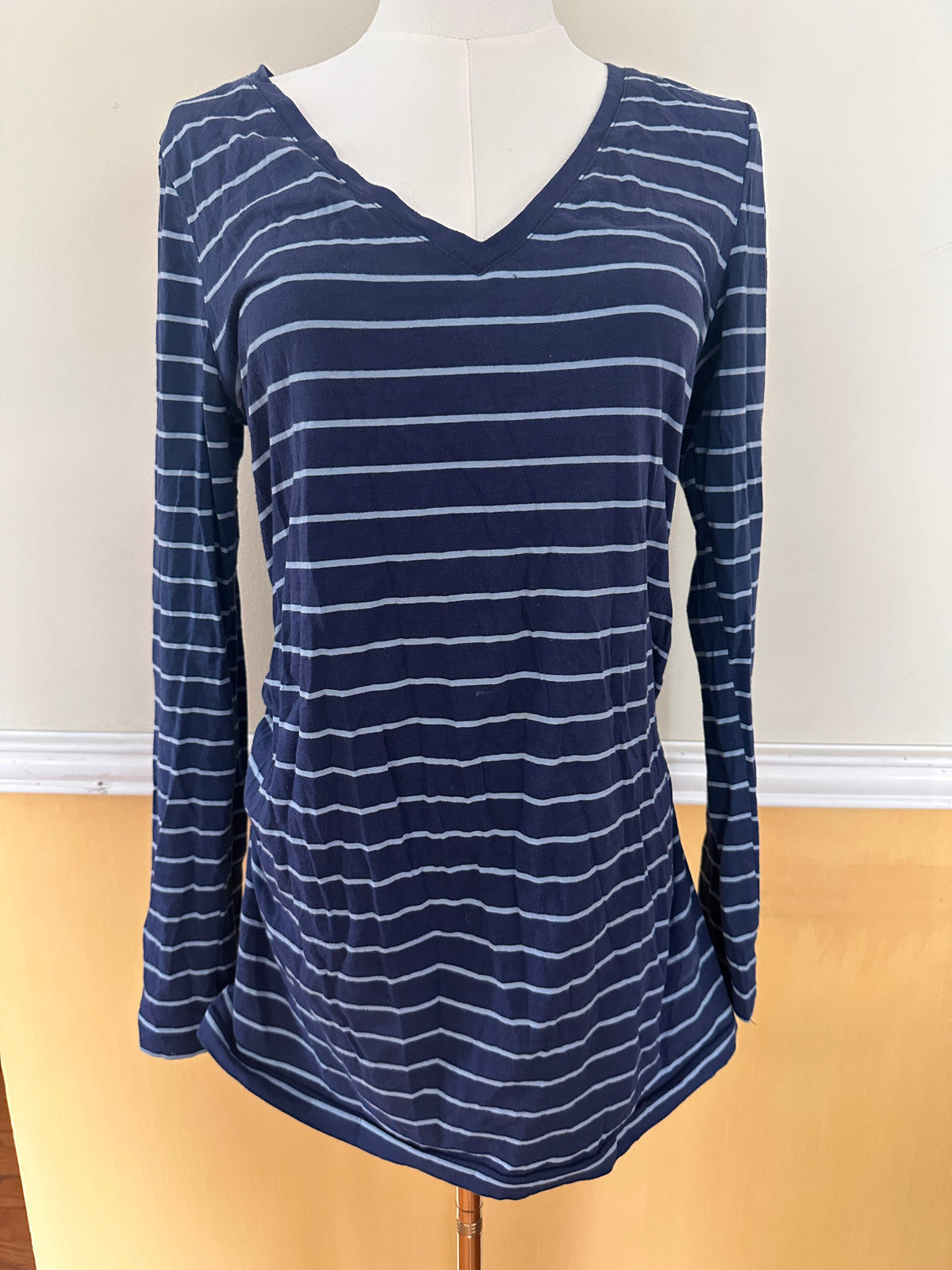 #163 GapMaternity Pure Body Striped Shirt - size M - EUC
