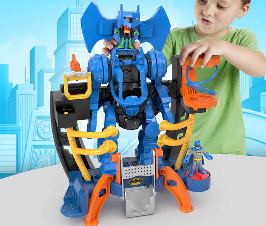 #198- Imaginext DC Super Friends Batman Playset, Command Center with 10-inch Robot