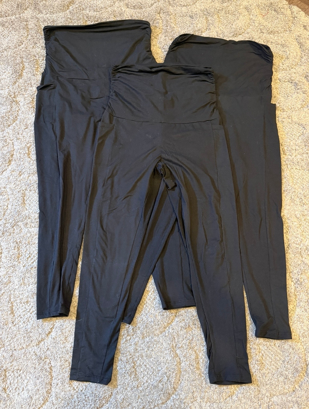 16 - 3 Pack Amazon Maternity Leggings - Large