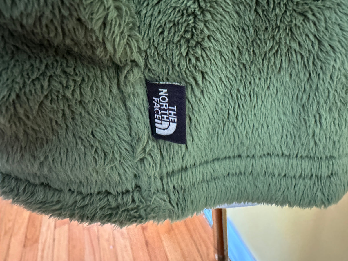 #163 North Face Green Fleece Vest - Women's M - EUC
