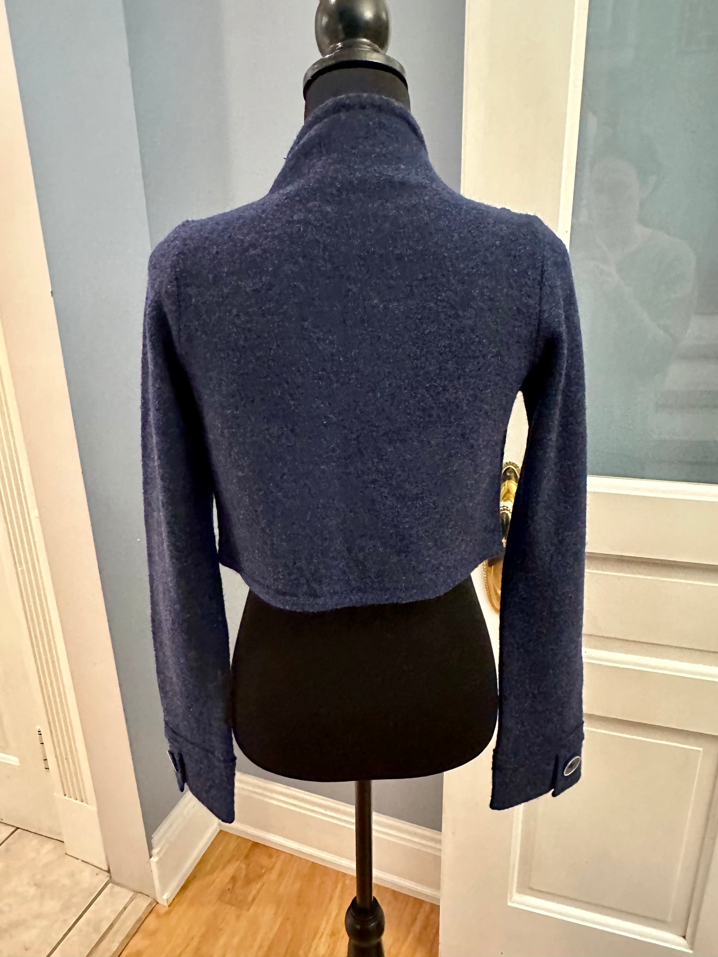 Anthropologie Cropped Wool Sweater size S