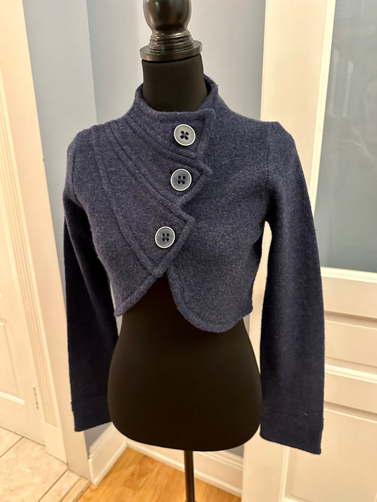 Anthropologie Cropped Wool Sweater size S