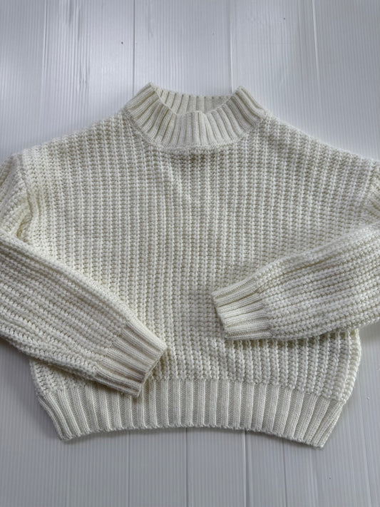 #167 Forever 21 Girls Cream Sweater - 5/6