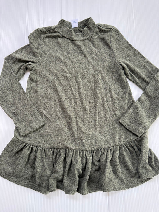 #167 Old Navy Girls Olive Green Tunic - 5T