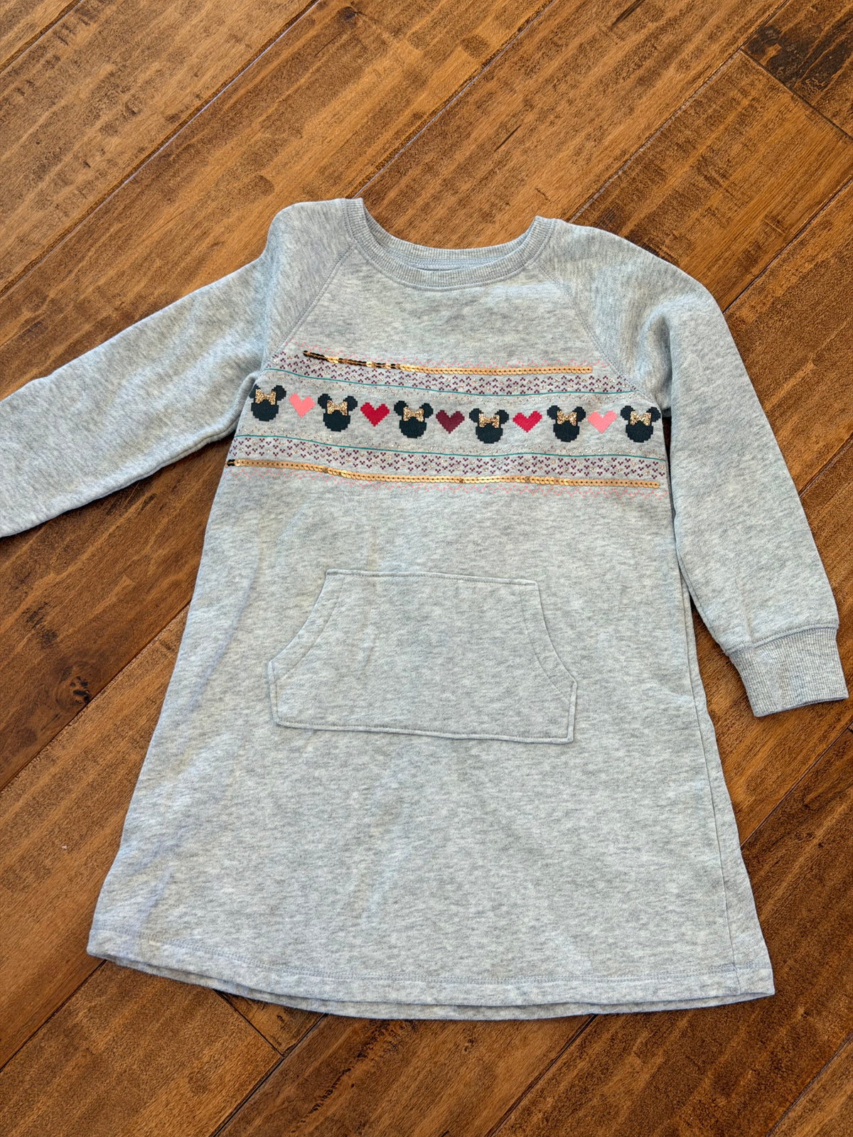 #99 girls jumping beans Disney Minnie Mouse sweatshirt dress size 4