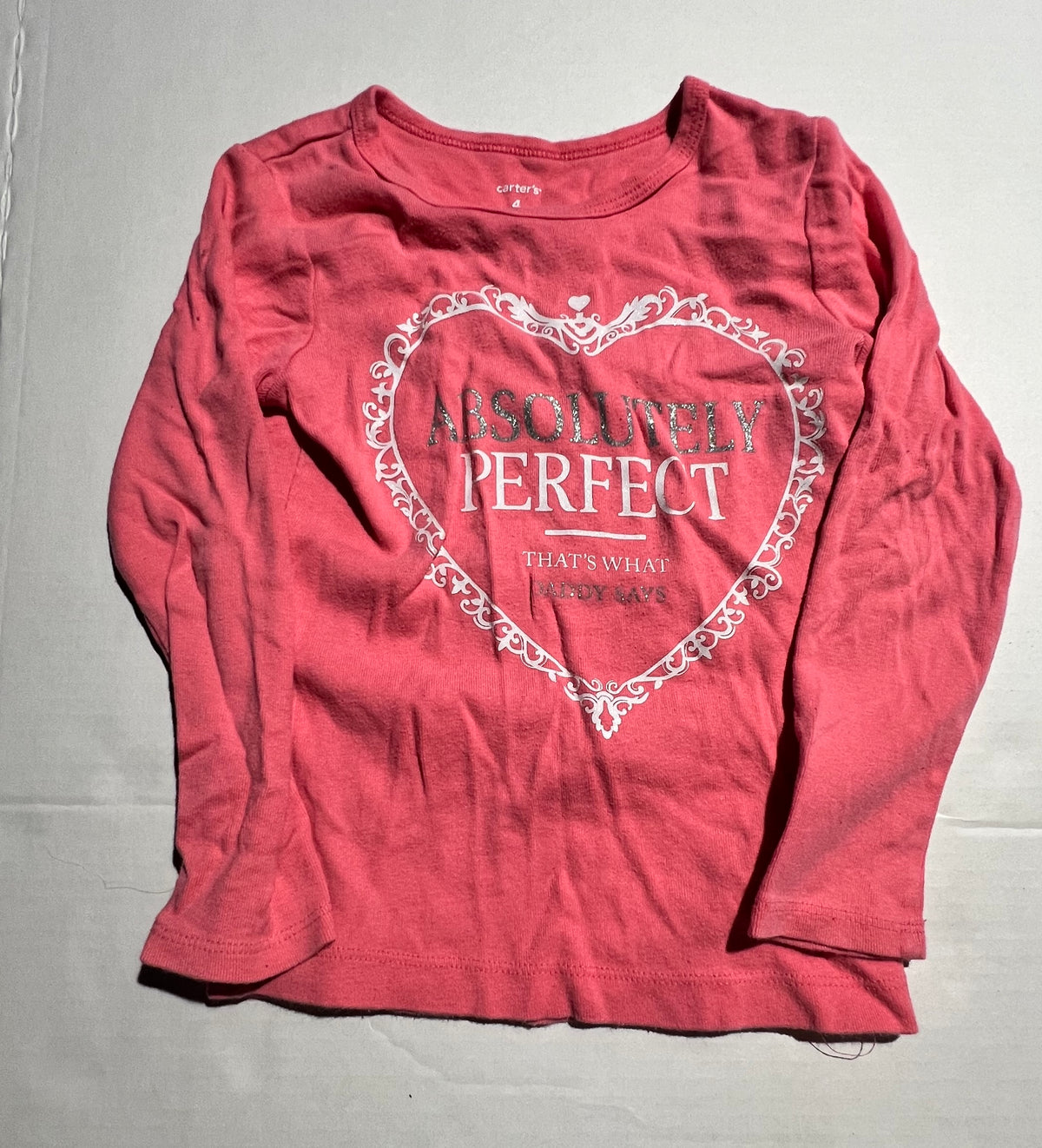 #95 Girls 4T Carters Shirt