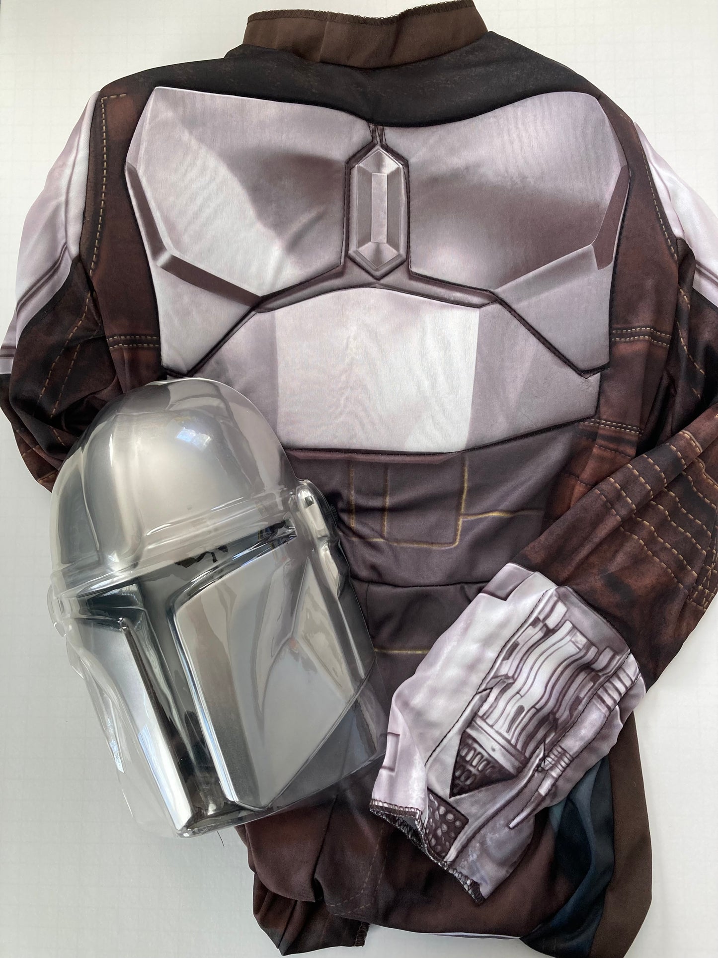 #91 child size L (12-14) Star Wars Mandalorian costume - NWOT but missing accessories
