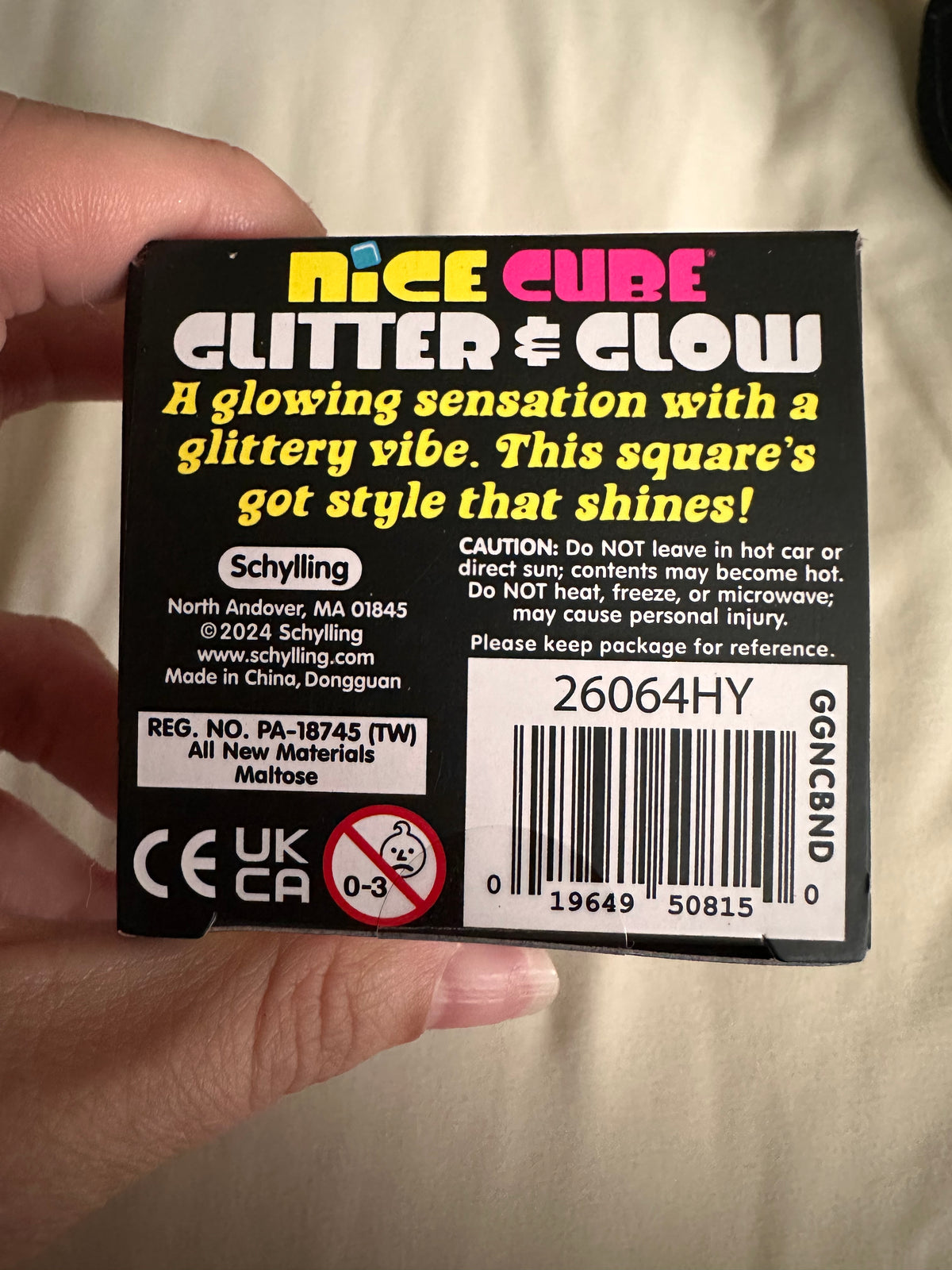 #24 authentic needoh Pink glitter and glow