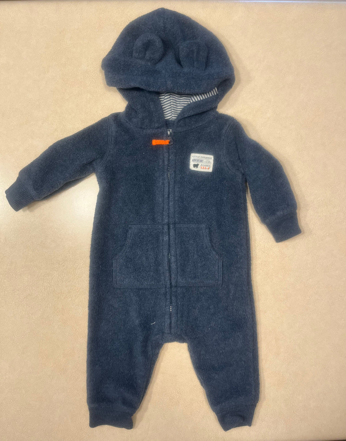 #200 Carter's Fleece Sweatsuit with Bear Hoodie Boys 3m