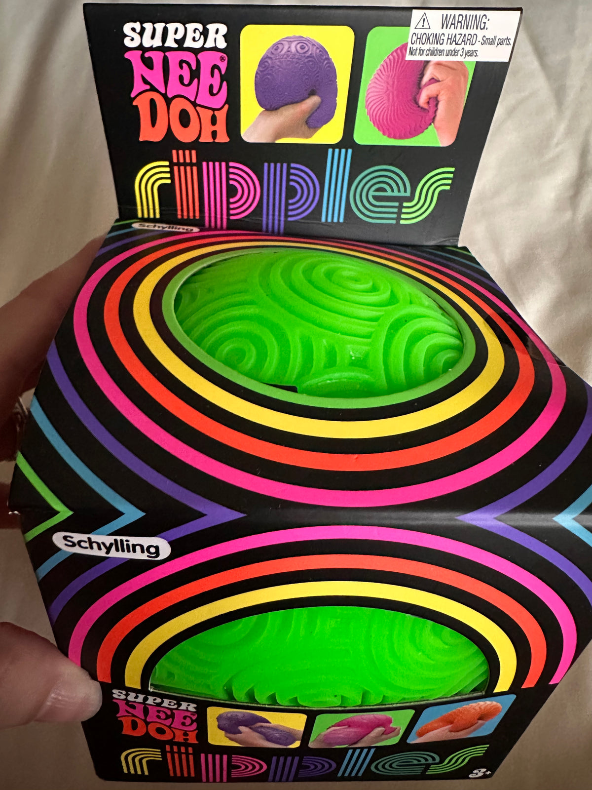 #24 authentic needoh Super ripples-green