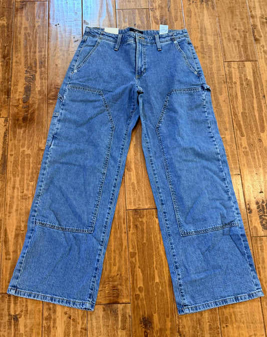 #99 women’s banana republic straight mid rise jeans size 28/6