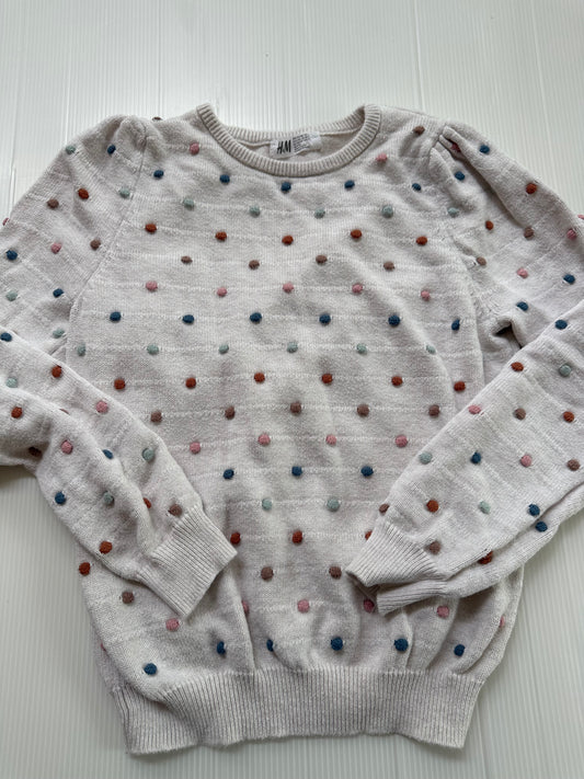 #167 H&M Girls Puff Sweater - 8/10
