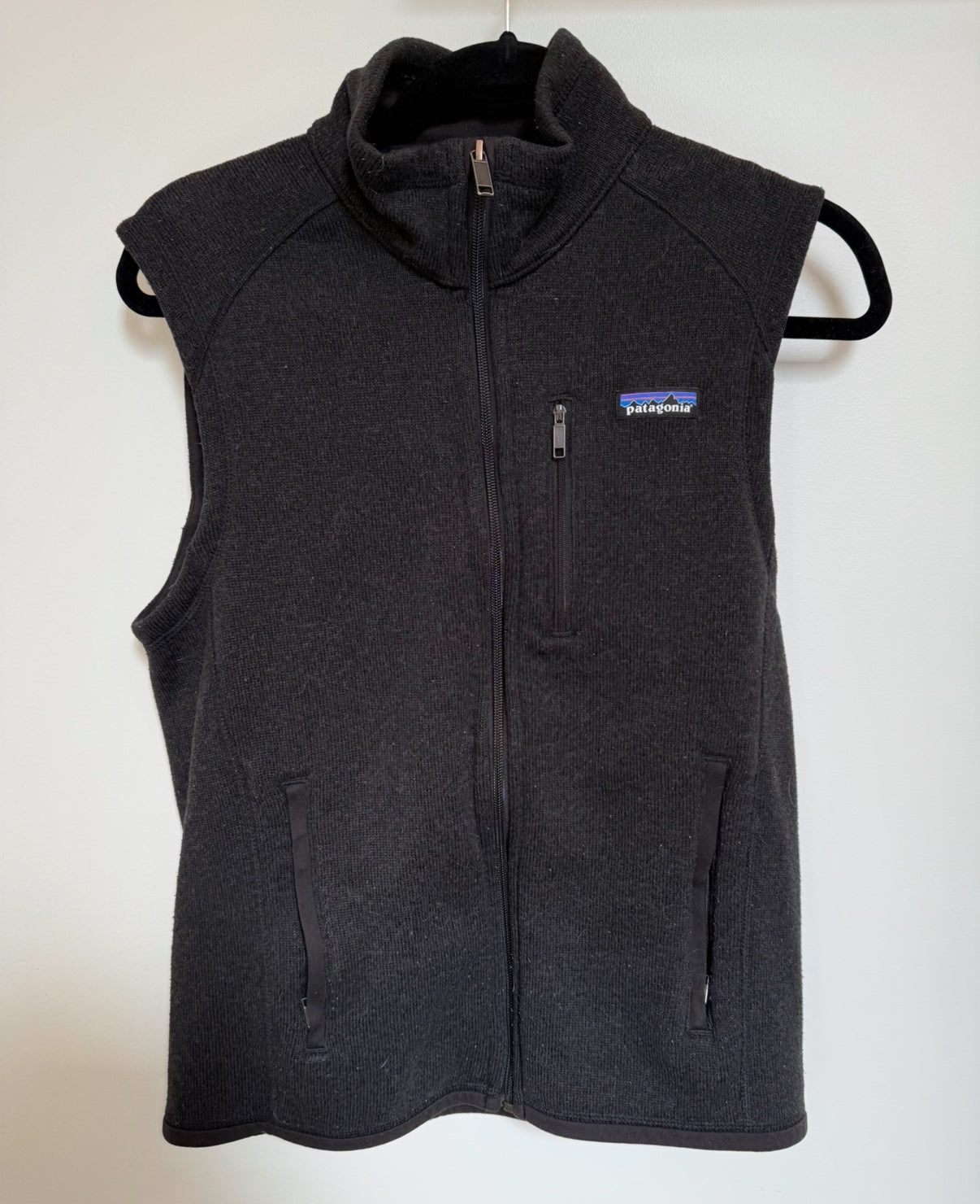 Patagonia Black Vest, Adult Small VGUC