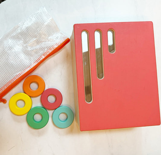 Seller 196 Lovevery count and slide ring cube