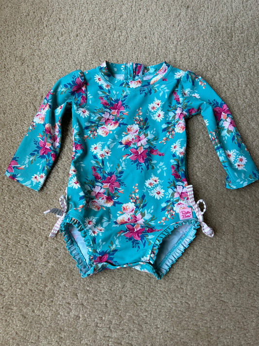 Rufflebutts 12-18m Swimsuit (snaps on bottom and zipper on back)