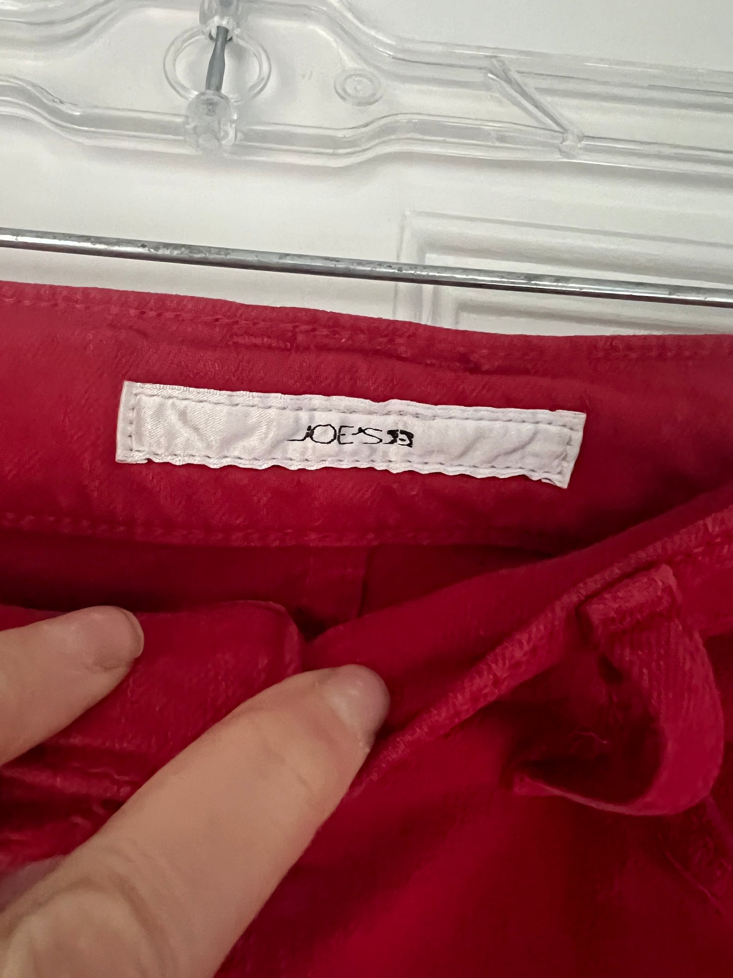 Women's Joe’s Red Capri Pants Fit like Size 4/6 VGUC