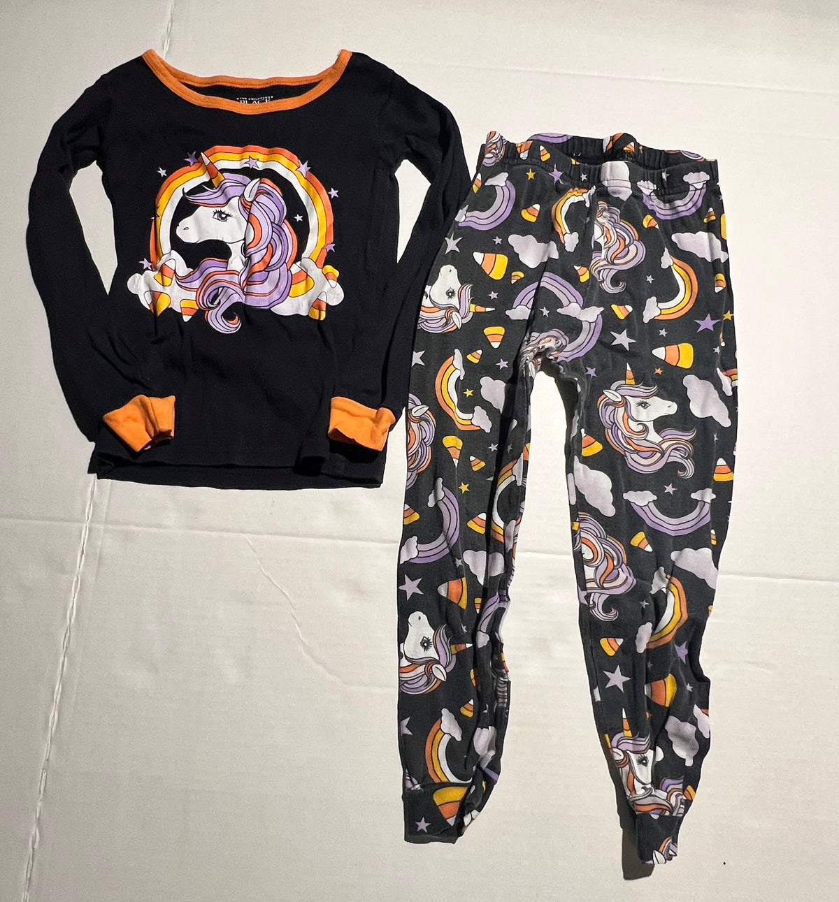 #95 Girls 4T Halloween Unicorn PJs