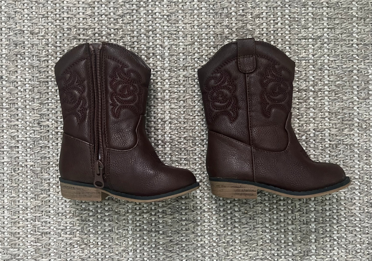 Cat & Jack Brown Boots Size 6 Toddler Girls VGUC