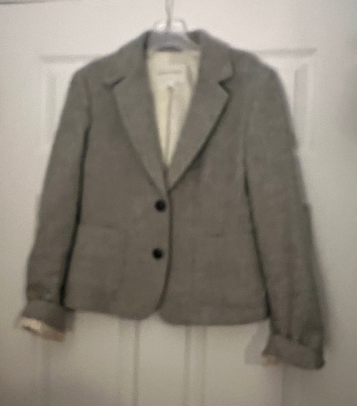 Women’s Banana Republic Gray Blazer Size 6 VGUC