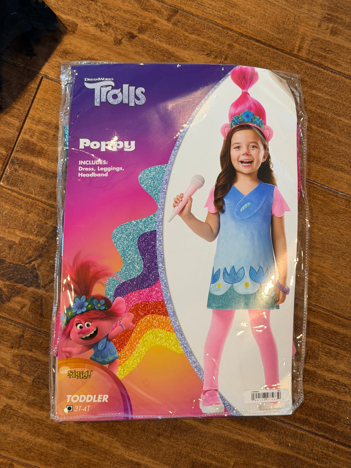 #99 Girls Trolls poppy costume size 3-4