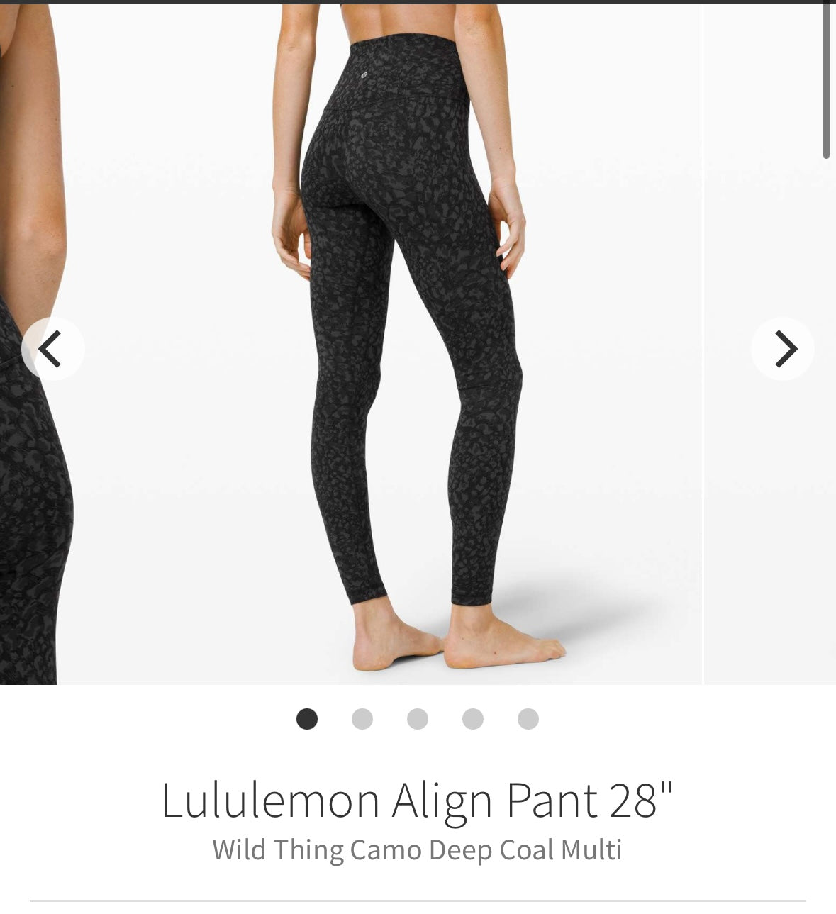 #133 Lululemon Sz 0 Align Pant 28 inch