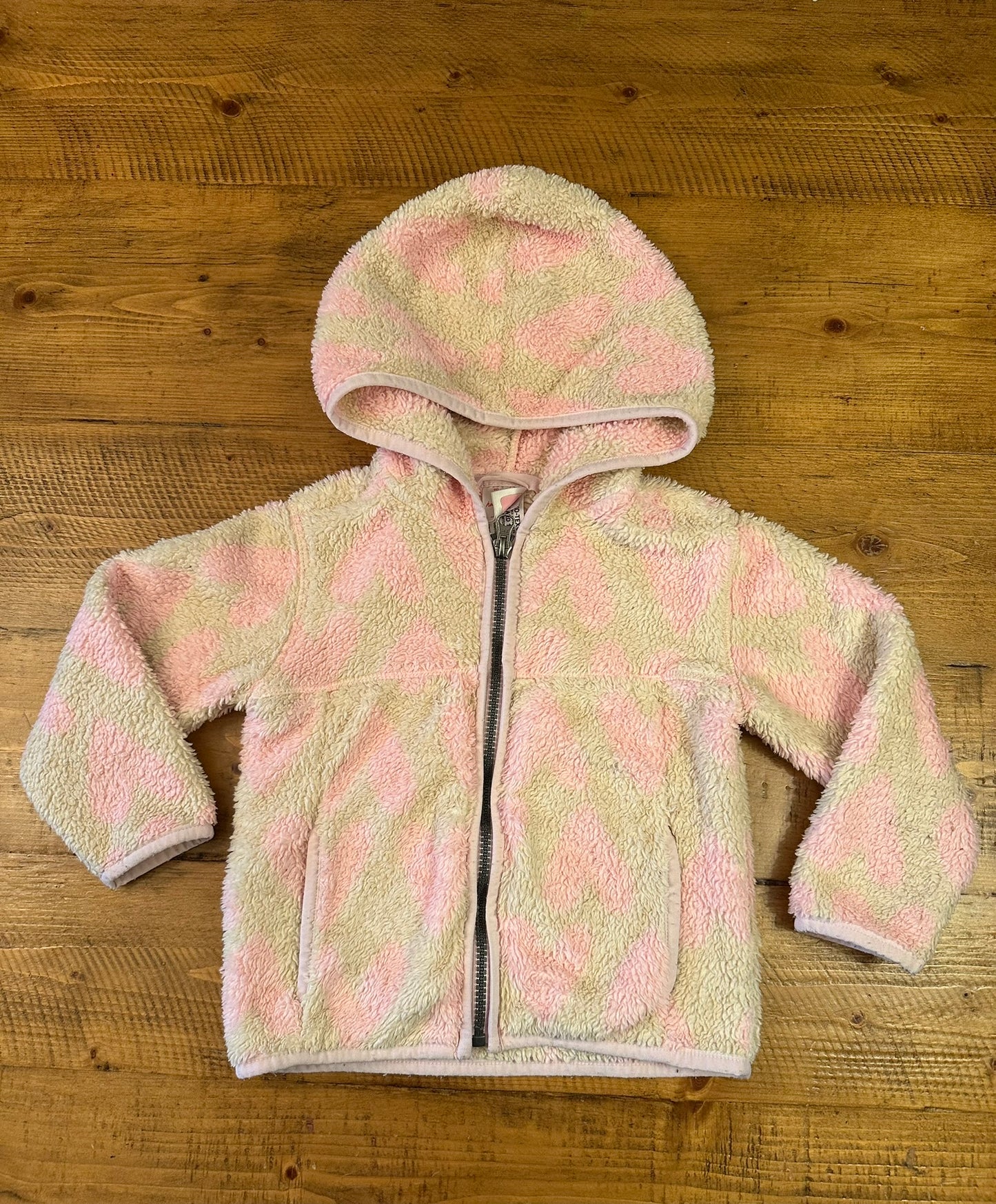 #88 3T Hanna Anderson Marshmallow Fleece Hoodie