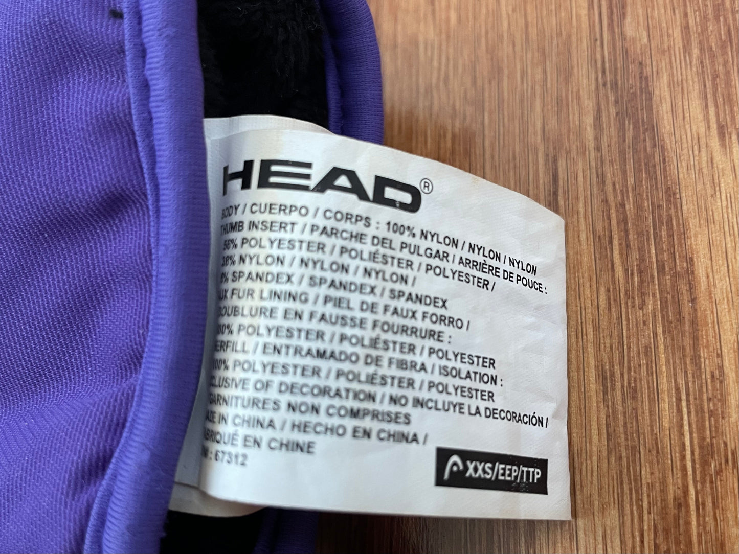 #42 Head XXS Kids Ski Mittens